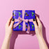 Blue Roller Skate Christmas Wrapping Paper